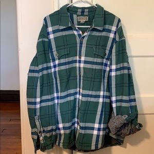 Duluth Trading Company Flannel Shirt Jacket